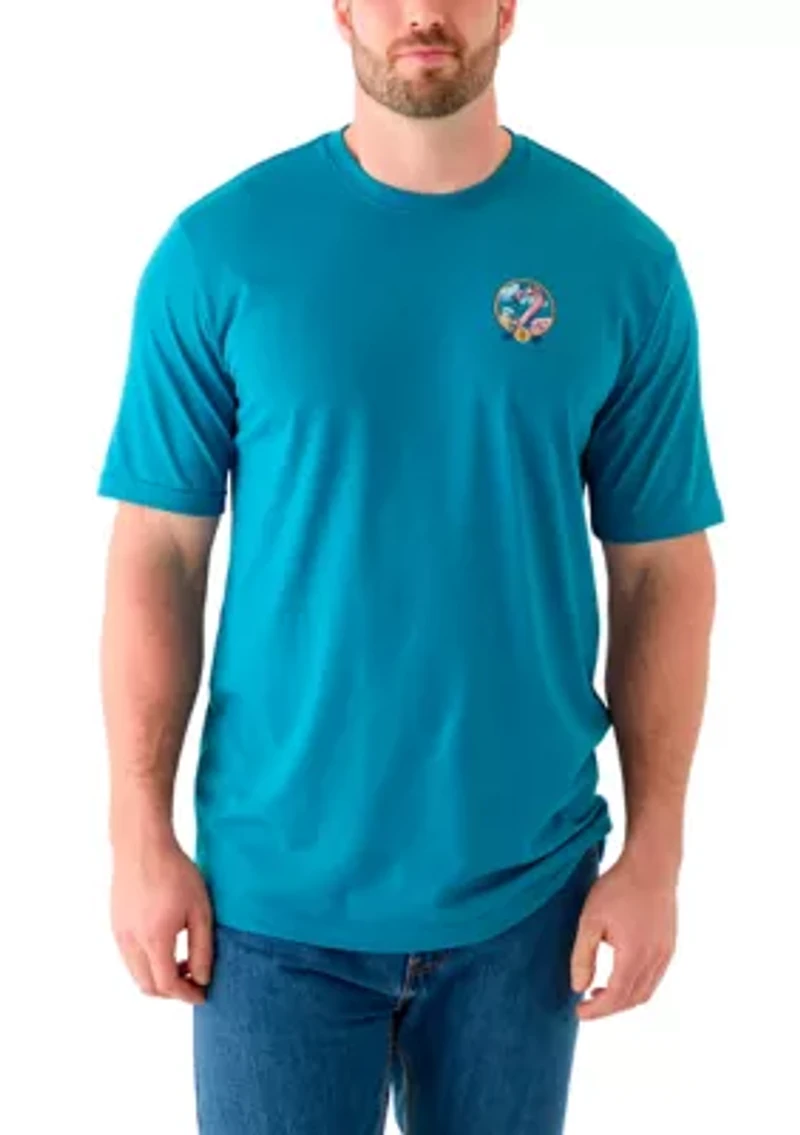 Big & Tall Short Sleeve Max Chill Flamingo Graphic T-Shirt