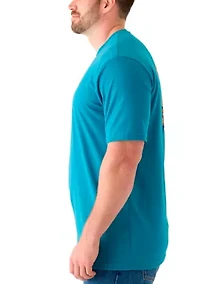Big & Tall Short Sleeve Max Chill Flamingo Graphic T-Shirt