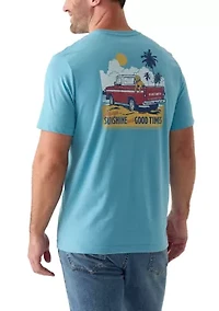 Sunshine Good Time Graphic T-Shirt