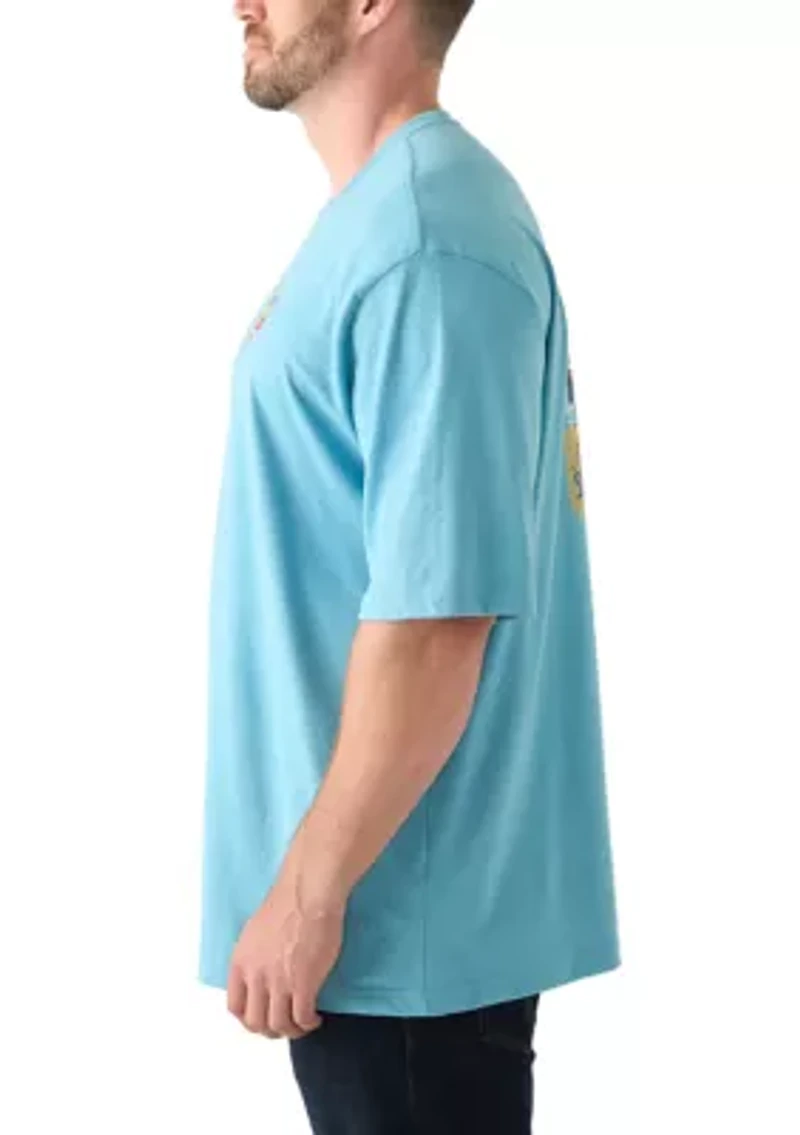 Big & Tall Sunshine Good Times Truck Graphic T-Shirt