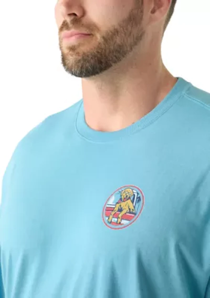 Big & Tall Sunshine Good Times Truck Graphic T-Shirt