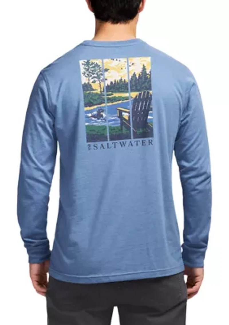 Long Sleeve Saltwater Graphic T-Shirt