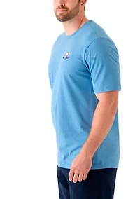 Big & Tall Short Sleeve Coastal Spirit Dog Graphic T-Shirt