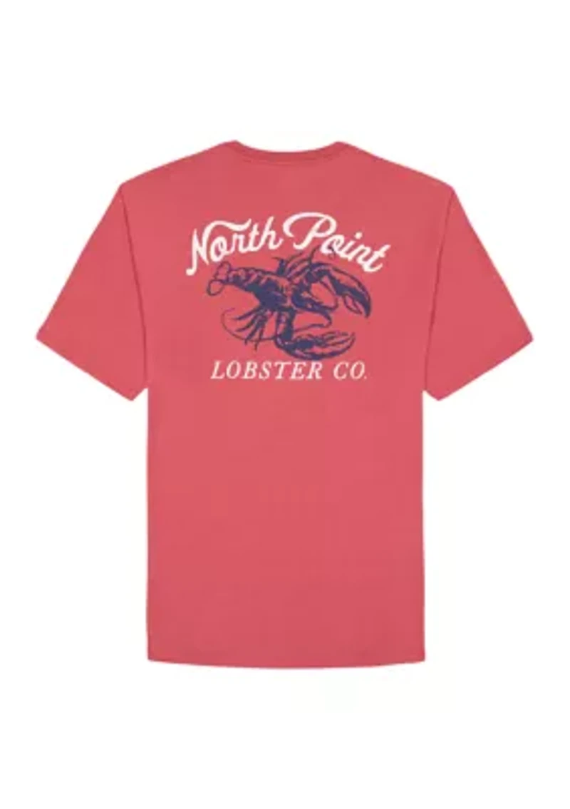 Big & Tall Point Lobster Graphic T-Shirt