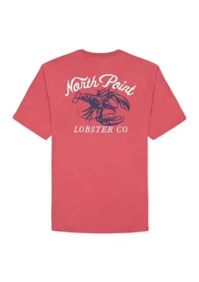 Big & Tall Point Lobster Graphic T-Shirt