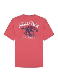 Big & Tall Point Lobster Graphic T-Shirt