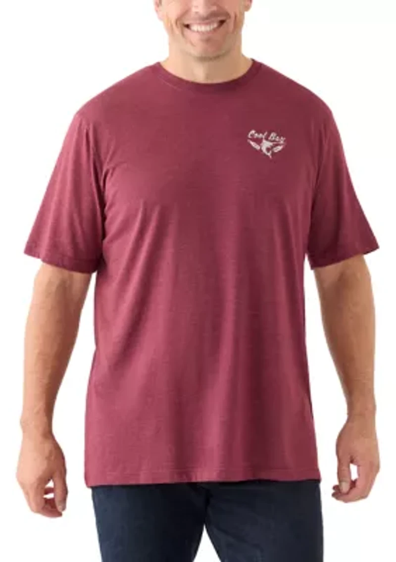 Big & Tall Short Sleeve Saltwater Graphic T-Shirt