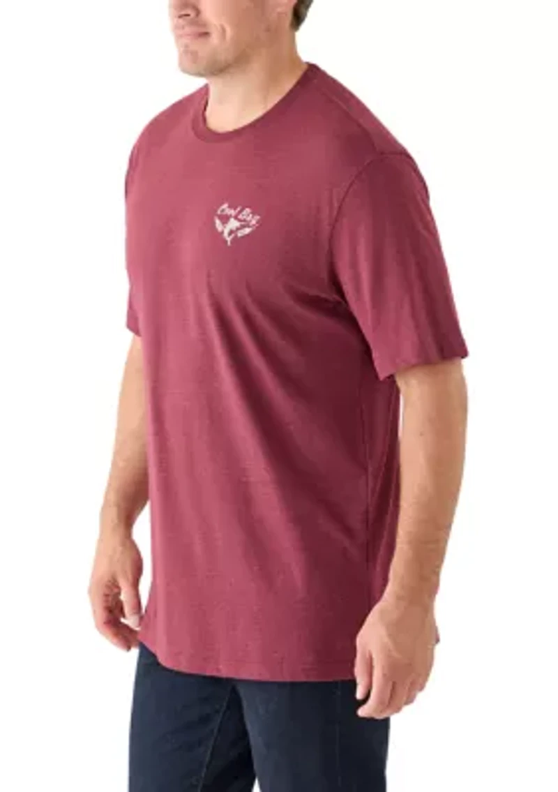 Big & Tall Short Sleeve Saltwater Graphic T-Shirt