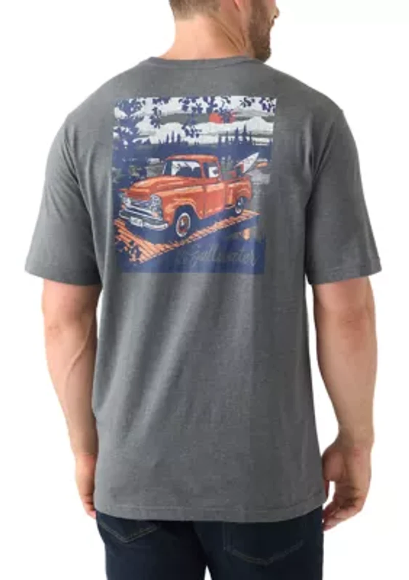 Big & Tall Short Sleeve Truck Graphic Tee