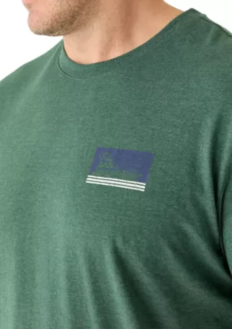 Big & Tall Shirt Sleeve Saltwater Graphic T-Shirt