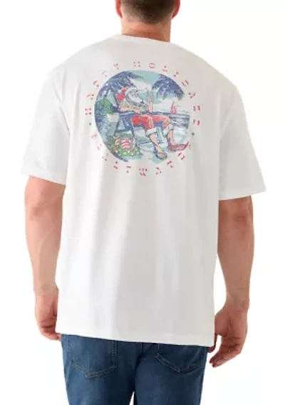 Big & Tall Santas Holiday Graphic T-Shirt