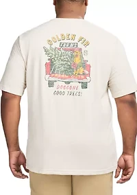 Big & Tall Short Sleeve Holiday Graphic Tee