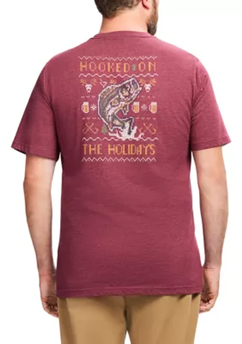 Big & Tall Short Sleeve Holiday Graphic Tee