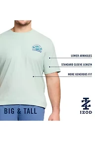 Big & Tall Short Sleeve Holiday Graphic Tee