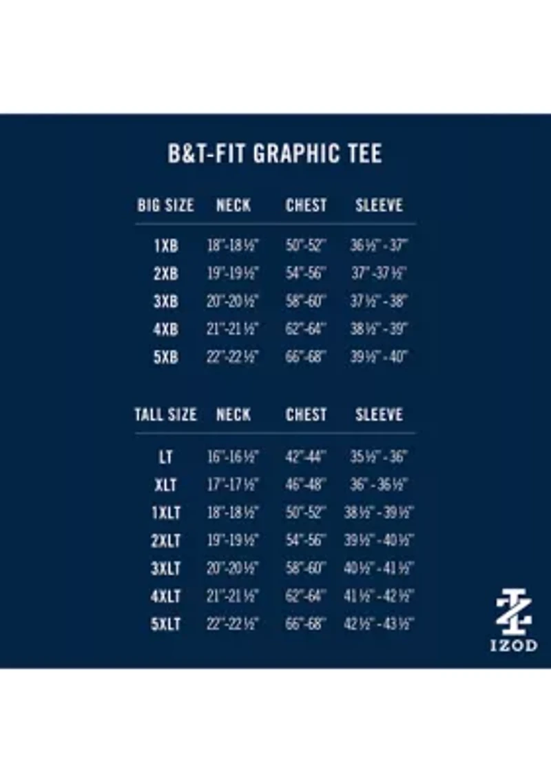 Big & Tall Short Sleeve Holiday Graphic Tee