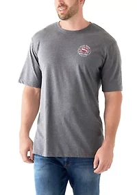 Big & Tall Short Sleeve Crab Graphic Tee