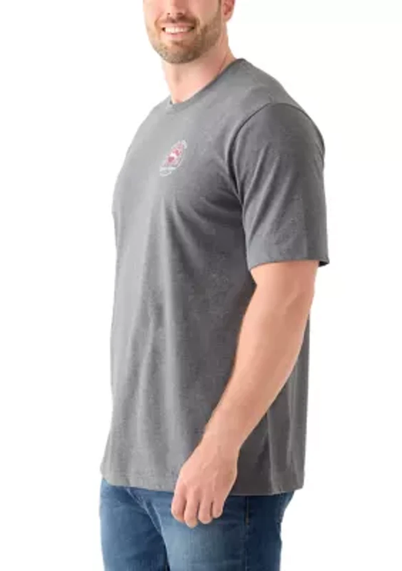 Big & Tall Short Sleeve Crab Graphic Tee