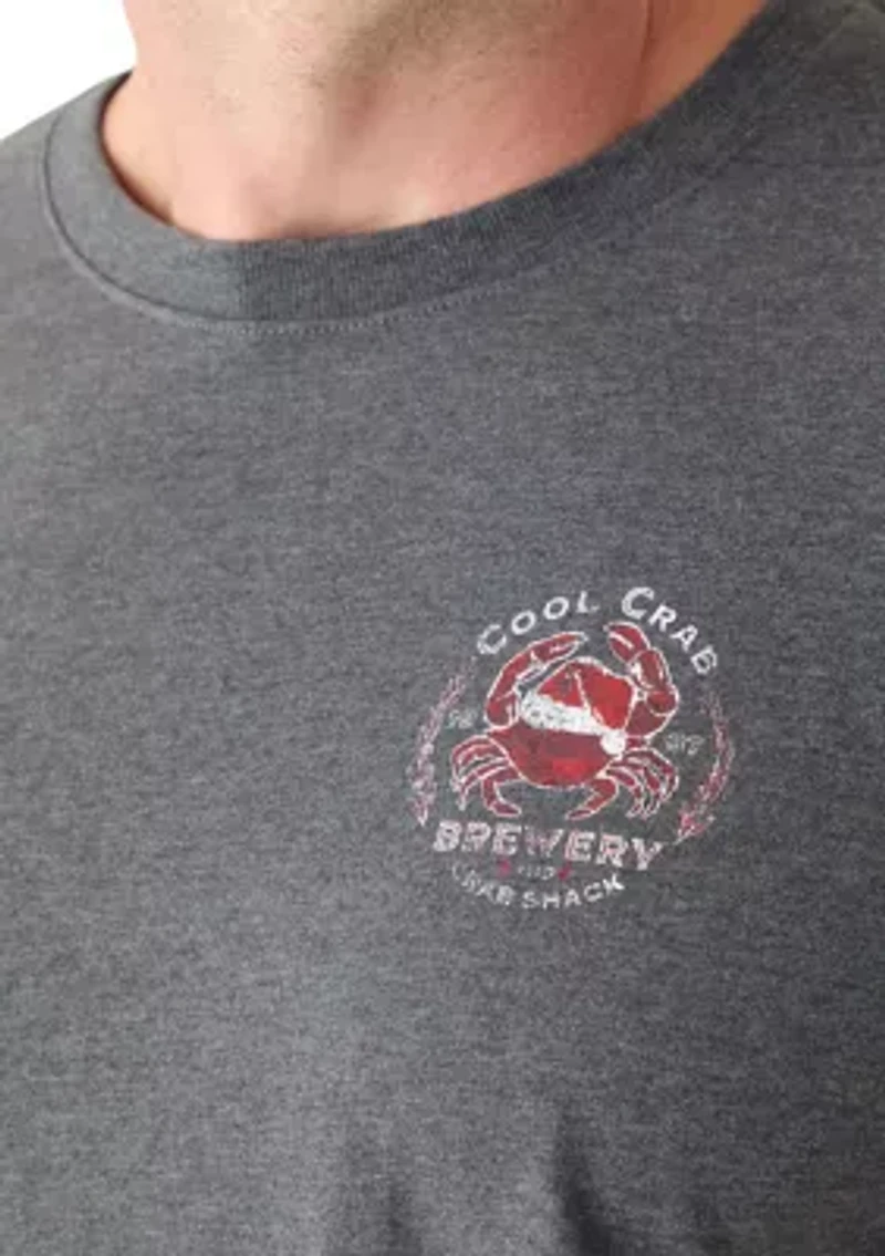 Big & Tall Short Sleeve Crab Graphic Tee