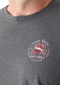 Big & Tall Short Sleeve Crab Graphic Tee