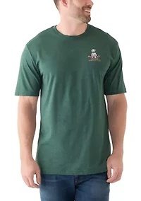 Big & Tall Short Sleeve Naughty List Dog Graphic Tee