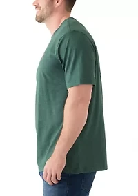 Big & Tall Short Sleeve Naughty List Dog Graphic Tee