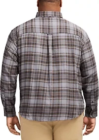 Big & Tall Stratton Flannel Long Sleeve Button Down