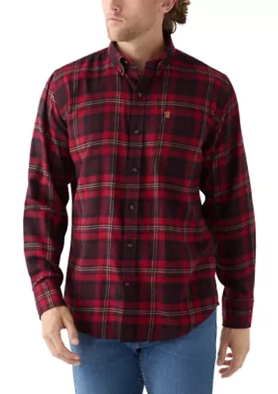 Stratton Flannel Long Sleeve Button Down Shirt