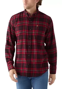 Stratton Flannel Long Sleeve Button Down Shirt