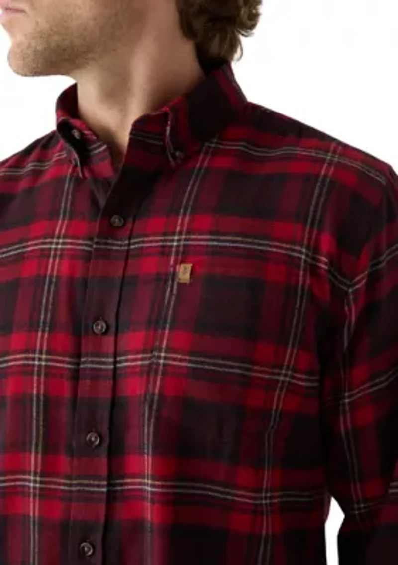 Stratton Flannel Long Sleeve Button Down Shirt