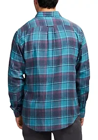 Stratton Flannel Long Sleeve Button Down