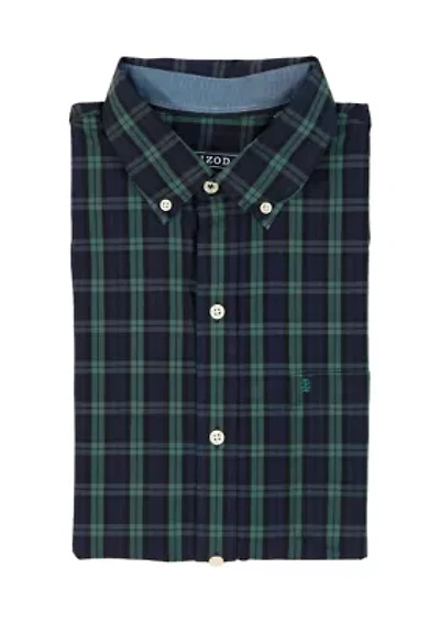 Holiday Tartan Long Sleeve Button Down Dress Shirt