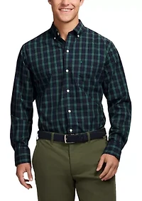 Holiday Tartan Long Sleeve Button Down Dress Shirt
