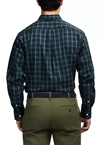 Holiday Tartan Long Sleeve Button Down Dress Shirt