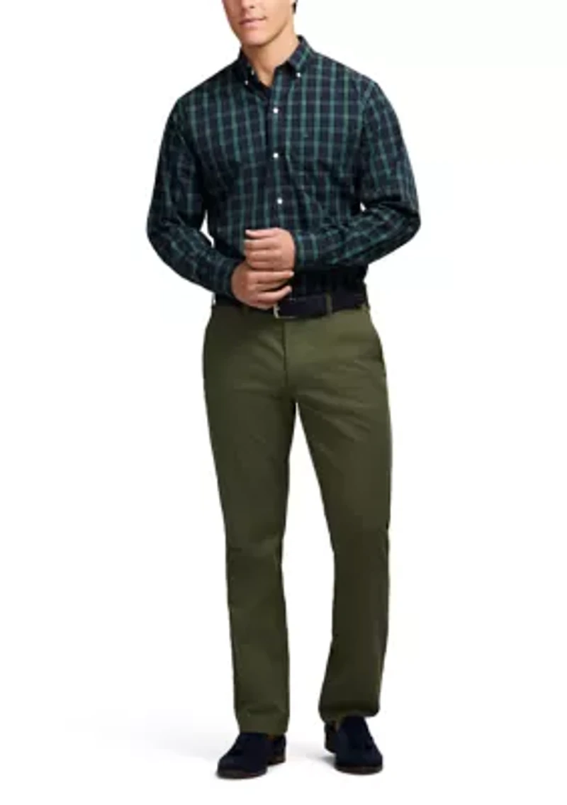 Holiday Tartan Long Sleeve Button Down Dress Shirt