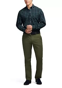 Holiday Tartan Long Sleeve Button Down Dress Shirt