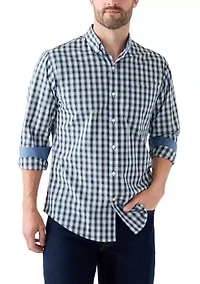 Holiday Tartan Plaid Button Up Shirt