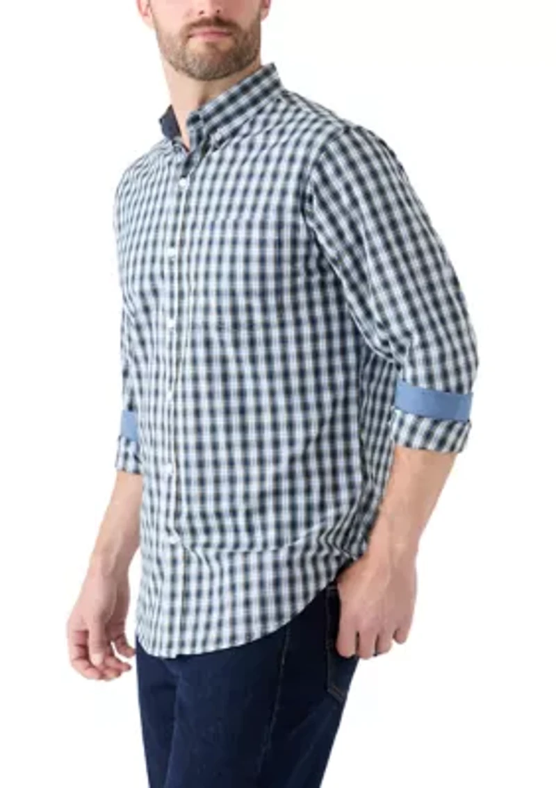 Holiday Tartan Plaid Button Up Shirt