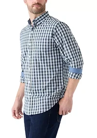 Holiday Tartan Plaid Button Up Shirt