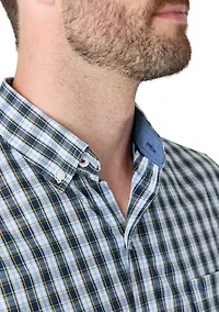 Holiday Tartan Plaid Button Up Shirt