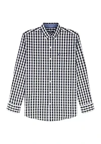 Big & Tall Long Sleeve Holiday Tartan Button Down