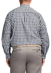 Big & Tall Long Sleeve Holiday Tartan Button Down