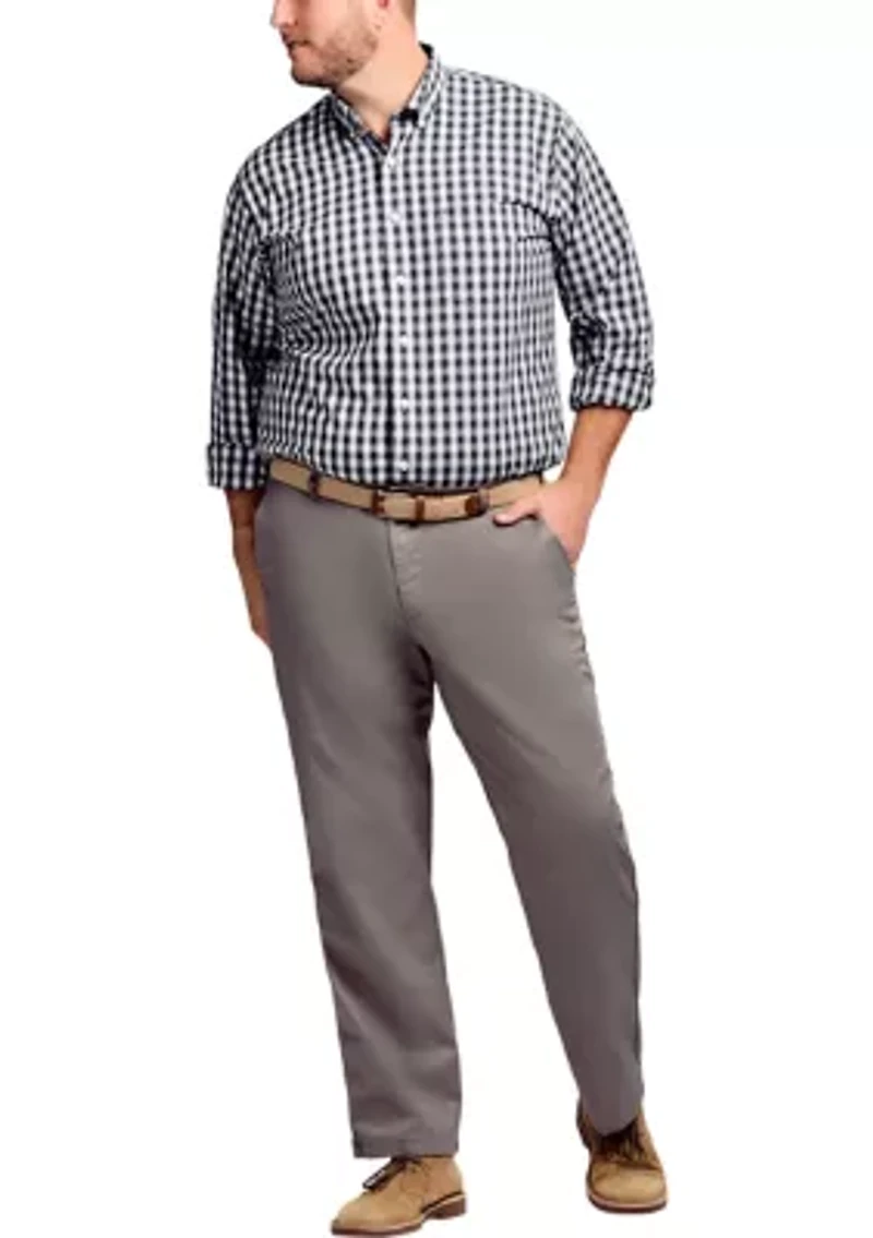 Big & Tall Long Sleeve Holiday Tartan Button Down