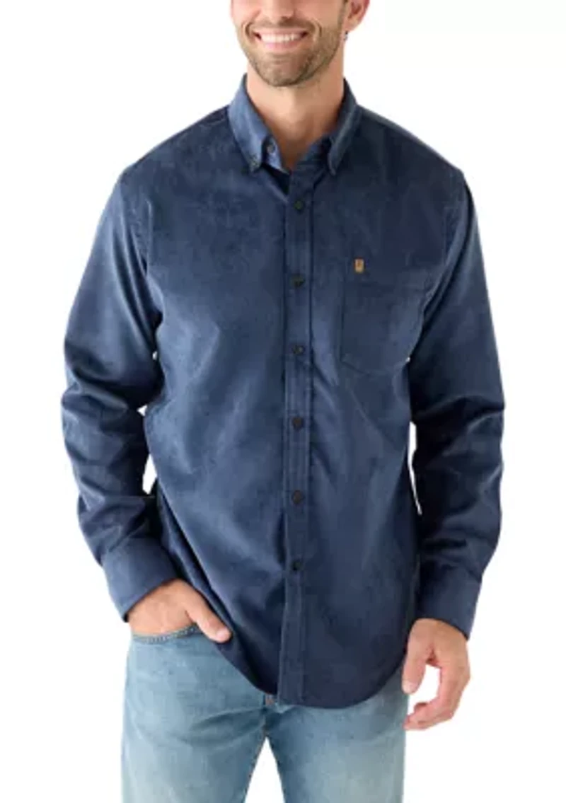 Long Sleeve Classic Corduroy Button Down