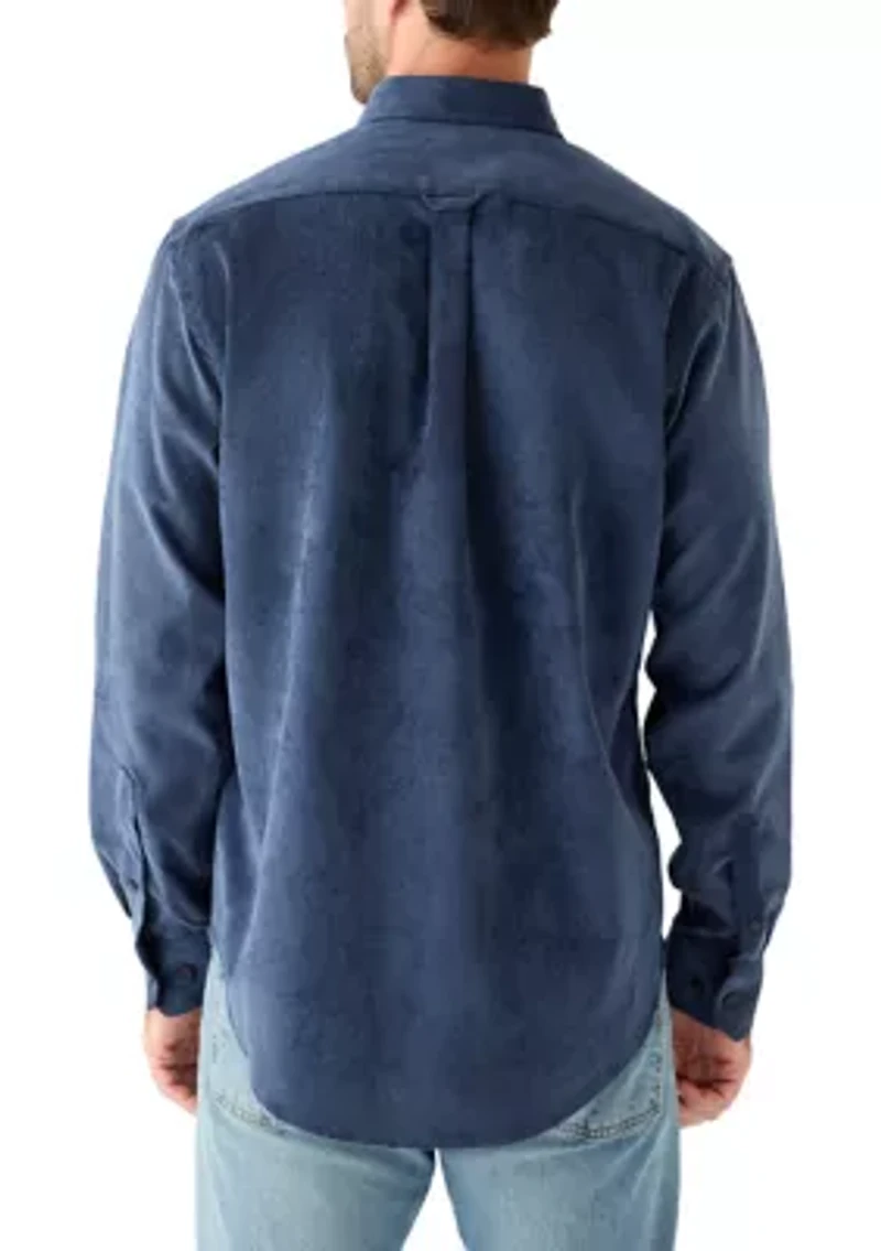 Long Sleeve Classic Corduroy Button Down
