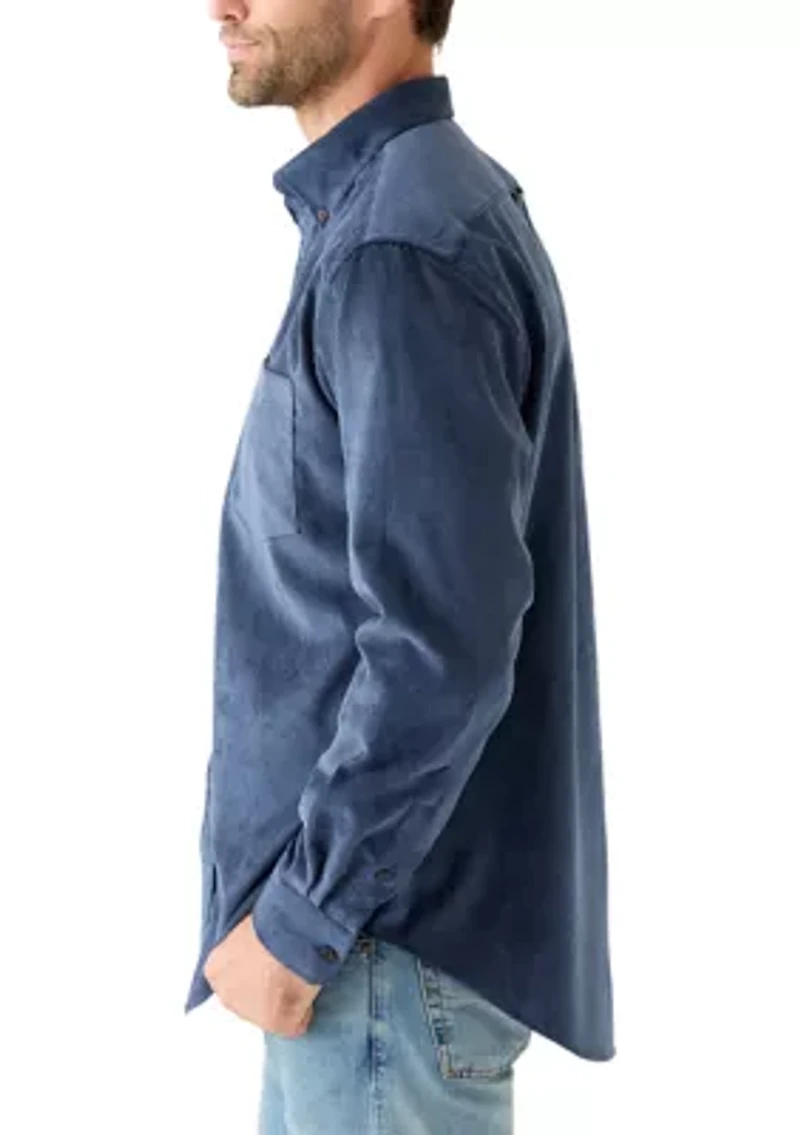 Long Sleeve Classic Corduroy Button Down