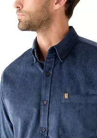 Long Sleeve Classic Corduroy Button Down