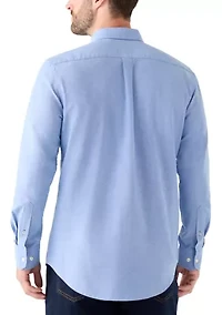 Heathered Oxford Button Up Shirt