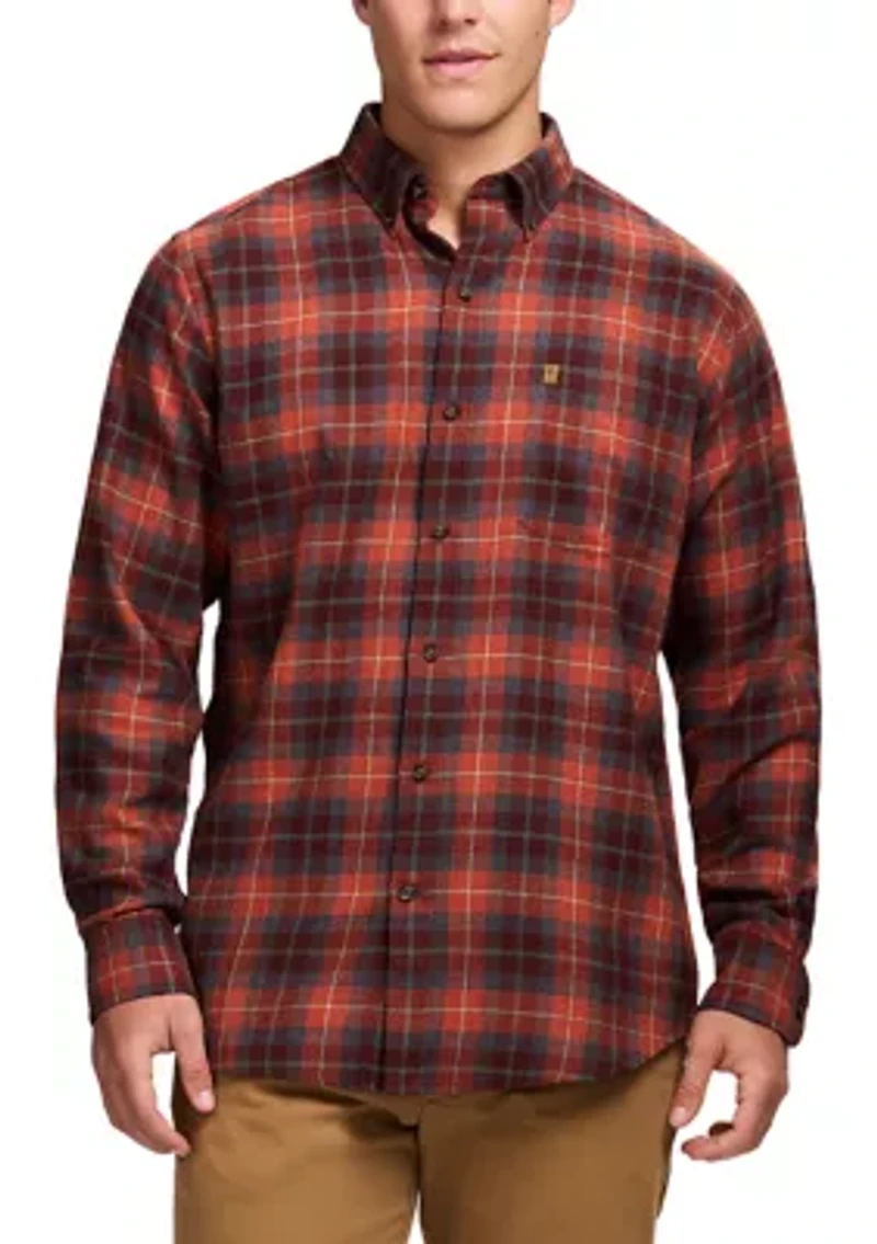 Stratton Flannel Long Sleeve Button Down