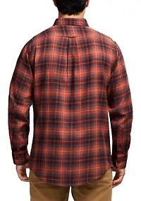 Stratton Flannel Long Sleeve Button Down
