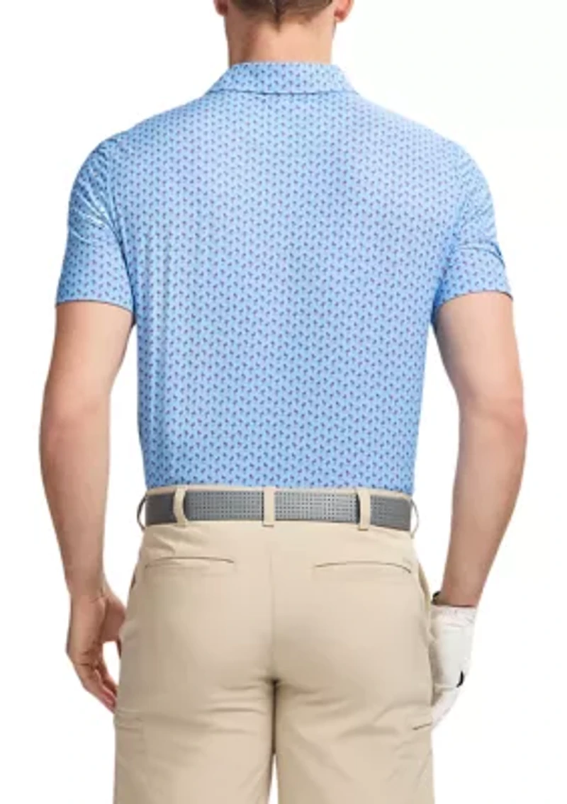 Flamingo Printed Polo Shirt